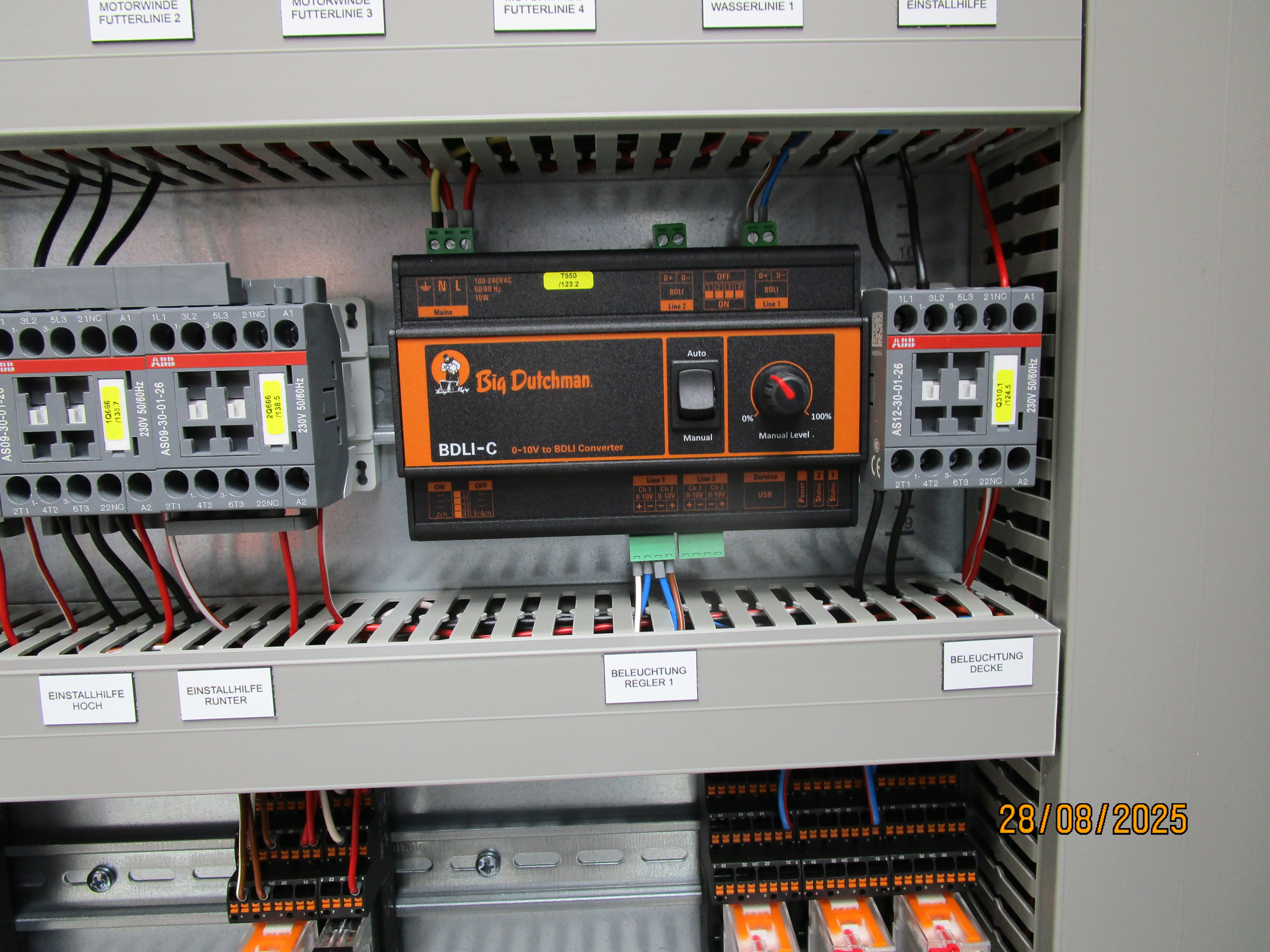 Control cabinet broilers Aldenhövel Farm Nuttuln2, VT extern